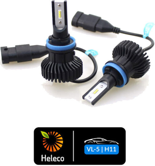 Heleco Lamps Car VL-7 H7 LED 6500K Cold White 12-24V 52W 2pcs