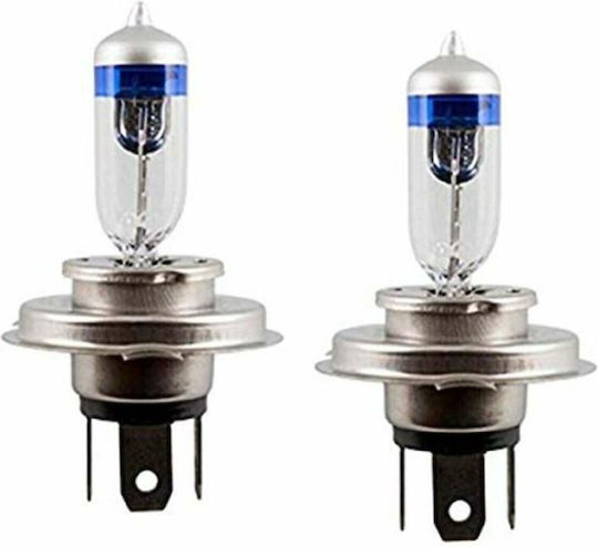 Superlite Lamps Car White Pro H4 Halogen 4000K Natural White 12V 2pcs