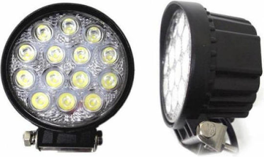 Carman Στρογγυλός Προβολέας Αυτοκινήτου LED Universal 42W 1τμχ