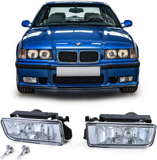 Rectangle Foglights Car BMW Series 3 1991-2000 2pcs