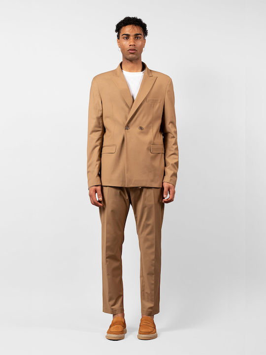 I'm Brian Men's Suit Jacket Regular Fit Camel