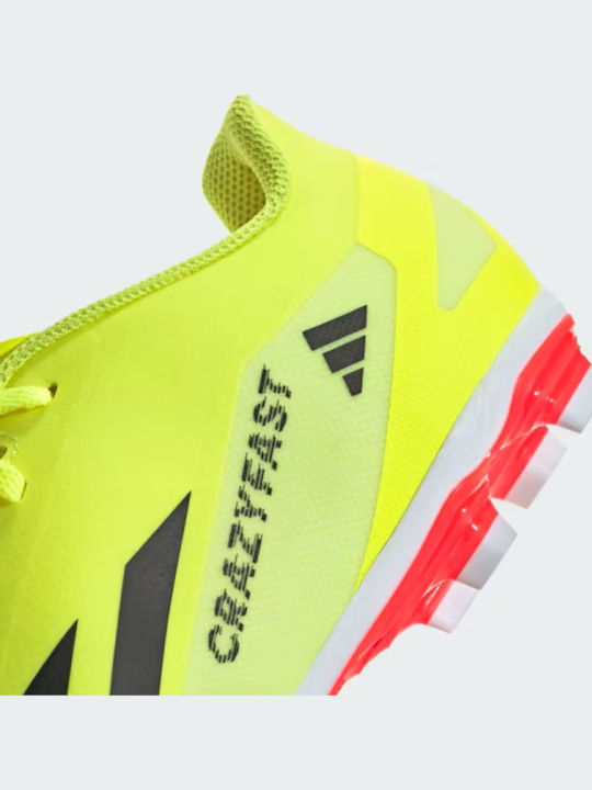 adidas X Crazyfast Club Football Shoes with Cleats Yellow