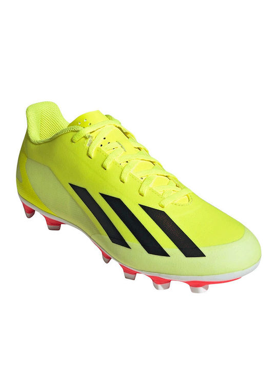 adidas X Crazyfast Club Football Shoes with Cleats Yellow