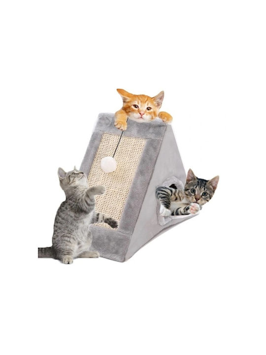 Stâlp pentru zgâriat pisici Gri 44x31x39cm