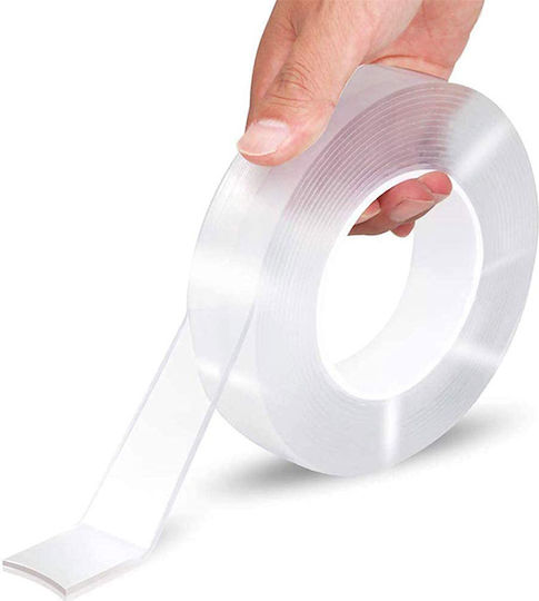 Doppelseitiges Klebeband Zola Transparent Flexibel Nicht Markierend 100 X 3 Cm