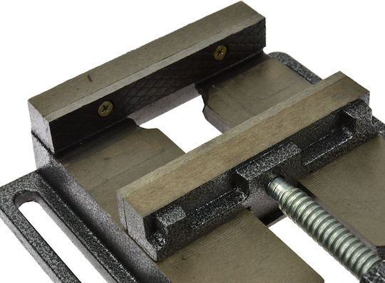 Geko Fixed Vise Made of Cast Iron with Maximum Opening 150mm