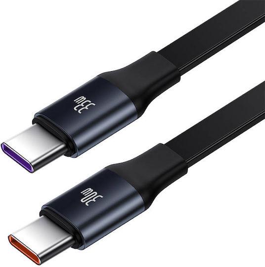 Baseus Baseus Handy-Autoladegerät 33W 3.5A mit 2xType-C Anschlüsse inklusive Kabel Type-C Schwarz