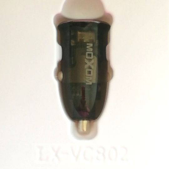 Moxom LX-VC802 Handy-Autoladegerät 30W Schnellladen mit 2xType-C Anschlüsse Graues Farbe