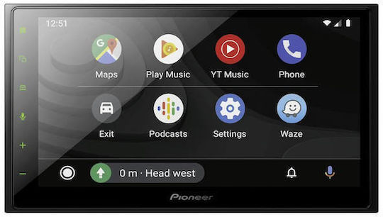 Pioneer Car Audio System 2DIN (Bluetooth USB WiFi GPS Apple CarPlay Android Auto) with 6.8" Touch Screen