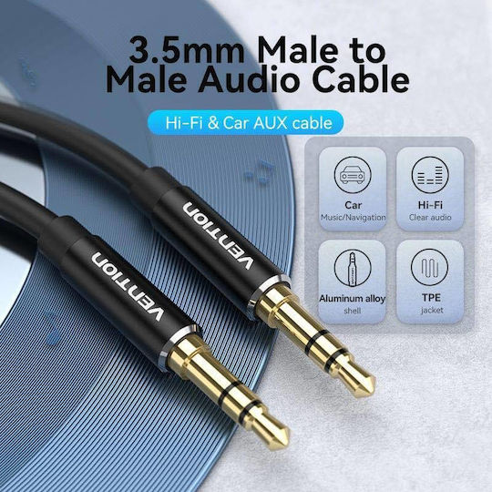 Vention Vention 3.5mm Jack Cable 1m Black