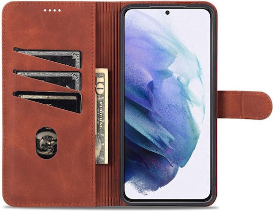 Azns Magnetic Back Cover Πλαστικό Ροζ Χρυσό (Galaxy S24)