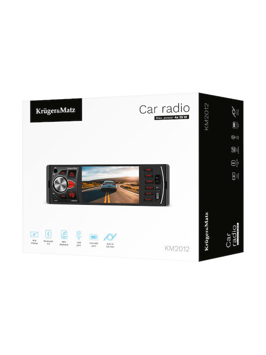 Kruger & Matz Ραδιόφωνο Αυτοκινήτου (1DIN) (Bluetooth/USB)