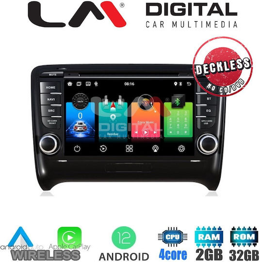 LM Digital Auto-Audiosystem für Audi E-Commerce-Website / TT (8J) 2007 > 2014 (Bluetooth/USB/WiFi/GPS/Apple-Carplay/Android-Auto) mit Touchscreen 7"