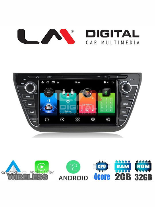 LM Digital Car-Audiosystem für Suzuki SX4 S-Cross 2014> (Bluetooth/WiFi/GPS)