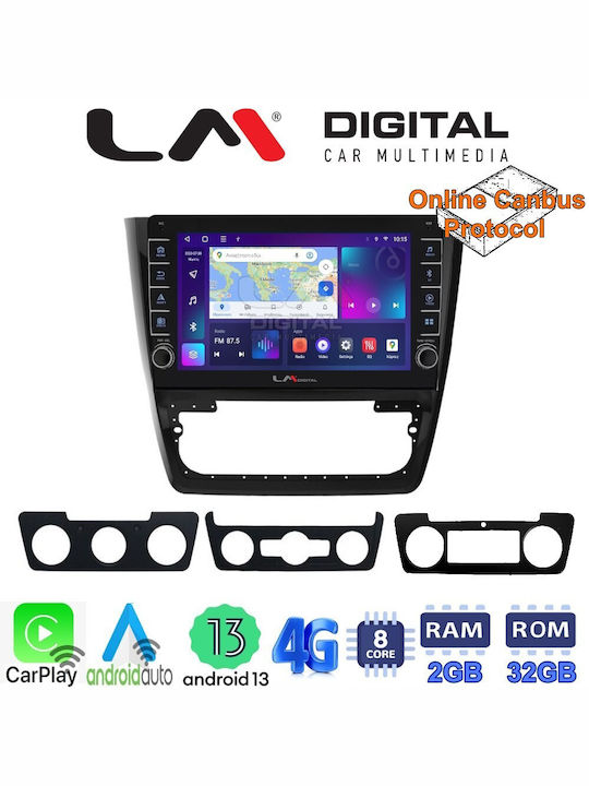 LM Digital Auto-Audiosystem für Skoda Yeti 2014> (Bluetooth/USB/WiFi/GPS/Apple-Carplay/Android-Auto)