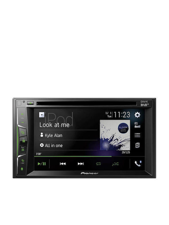 Pioneer Car Audio System 2DIN (Bluetooth/USB/WiFi/GPS/Apple-Carplay/Android-Auto/CD) with Touch Screen 6.2"