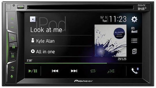 Pioneer Auto-Audiosystem 2DIN (Bluetooth/USB/WiFi/GPS/Apple-Carplay/Android-Auto/Notenblätter) mit Touchscreen 6.2"