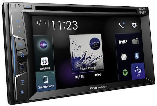 Pioneer Auto-Audiosystem 2DIN (Bluetooth/USB/WiFi/GPS/Apple-Carplay/Android-Auto/Notenblätter) mit Touchscreen 6.2"