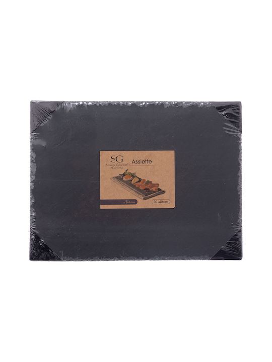 Secret de Gourmet Сервираща платка от камък 40x30бр 1бр