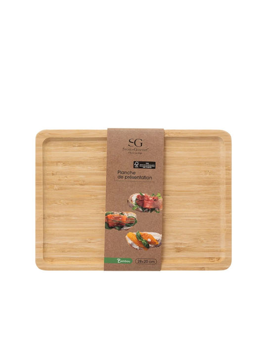 Secret de Gourmet Πλατώ Σερβιρίσματος Τυριών Ξύλινο 28x20εκ.