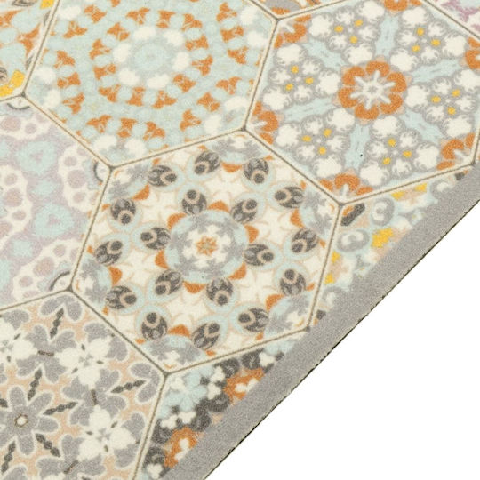 vidaXL Kitchen Mat Runner with Anti-slip Underlay Colorful 45x150εκ.