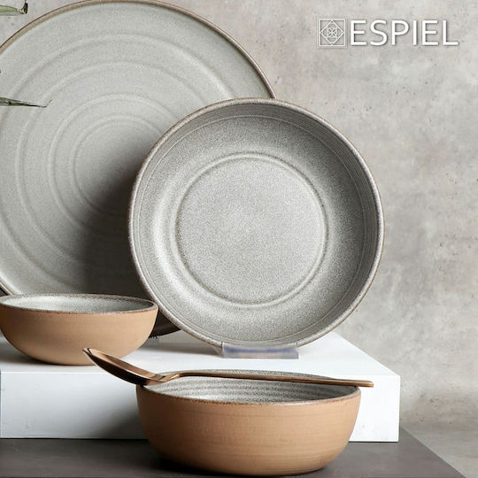 Salatieră Ceramică Gri 16cm 6buc
