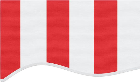 vidaXL Replacement Awning Red with PU Coating 3.5x5m