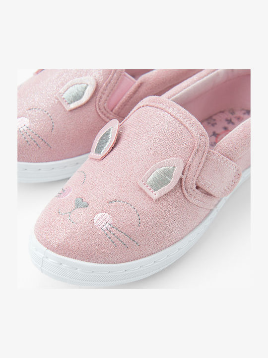 Παιδικά Sneakers Slip-on Ροζ