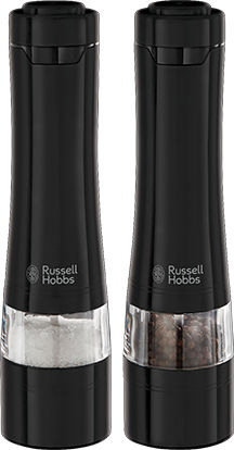 Russell Hobbs Elektrisch Gewürzmühlen Inox in Schwarz Farbe 2Stück