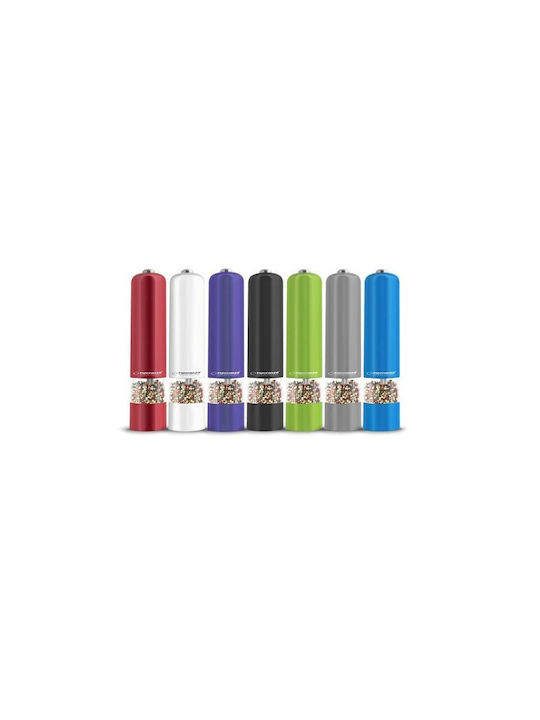 Esperanza Set Electric Râșnițe Condimente din Plastic în Culoare Alb 23cm 1buc