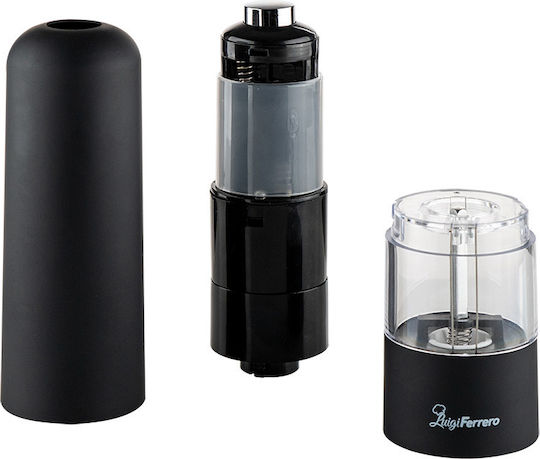 Luigi Ferrero FR-301E Set Electric Spice Mills Inox in Negru color 510097 1buc