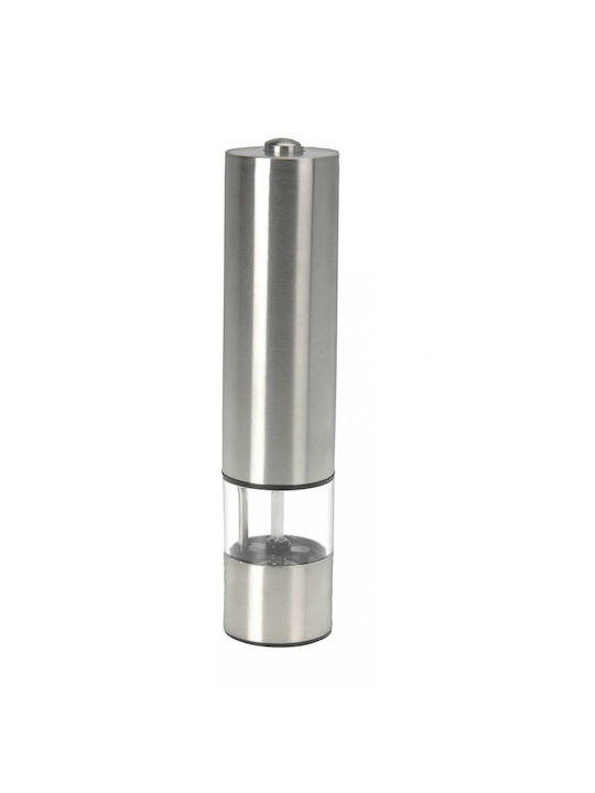 Click Ηλεκτρικός Μύλος Πιπεριού Inox σε Ασημί Χρώμα 23cm