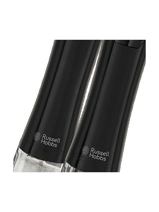 Russell Hobbs Classics Σετ Ηλεκτρικοί Μύλοι Μπαχαρικών Inox σε Μαύρο Χρώμα 2τμχ