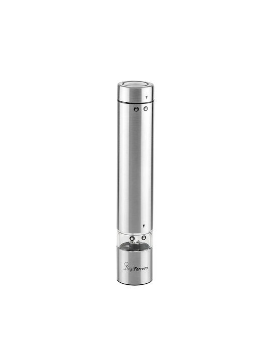Luigi Ferrero FR-306E Electric Inox Pepper Mill Silver