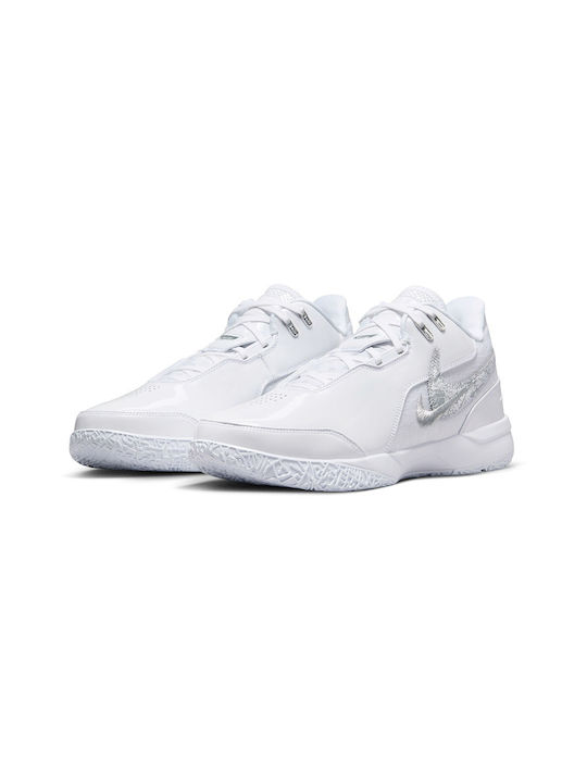 Nike LeBron NXXT Gen AMPD Low Basketball Shoes White