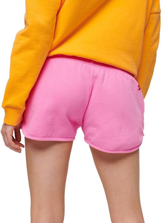 Superdry D3 Sdcd Sportswear Logo Racer Damen-Shorts Rosa