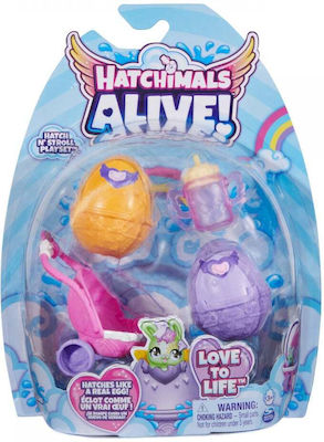 Spin Master Miniature Toy Alive Hatchimals Purple