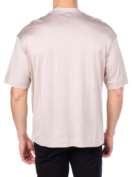 Emporio Armani Men's Short Sleeve T-shirt Beige