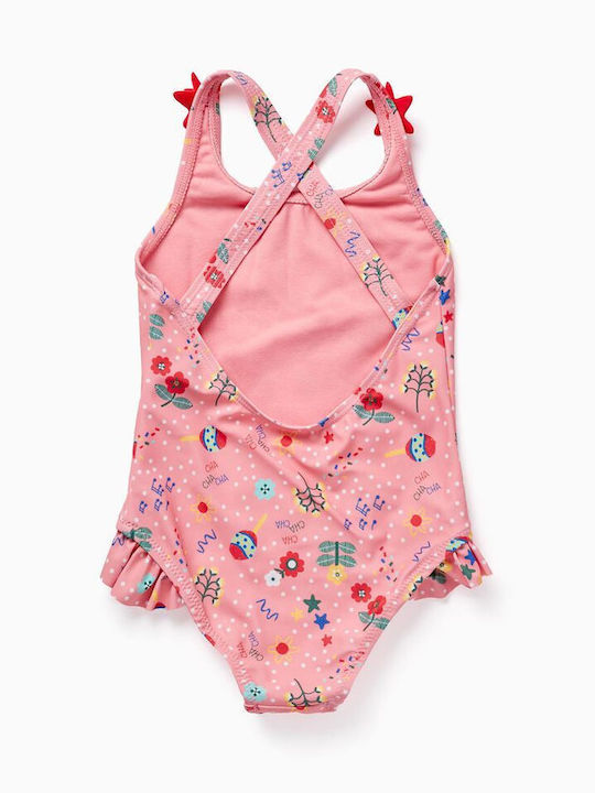 Zippy Kids Swimwear One-Piece Sunscreen (UV) Pink