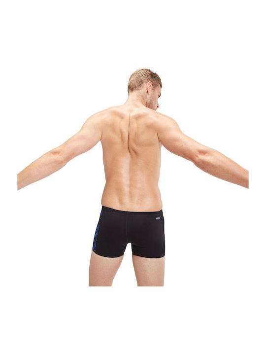 Hyperboom Panel Aquashort Men's Swimwear Shorts Black-blue