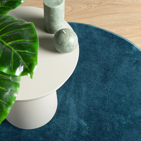vidaXL Oviedo Rug Round Turquoise
