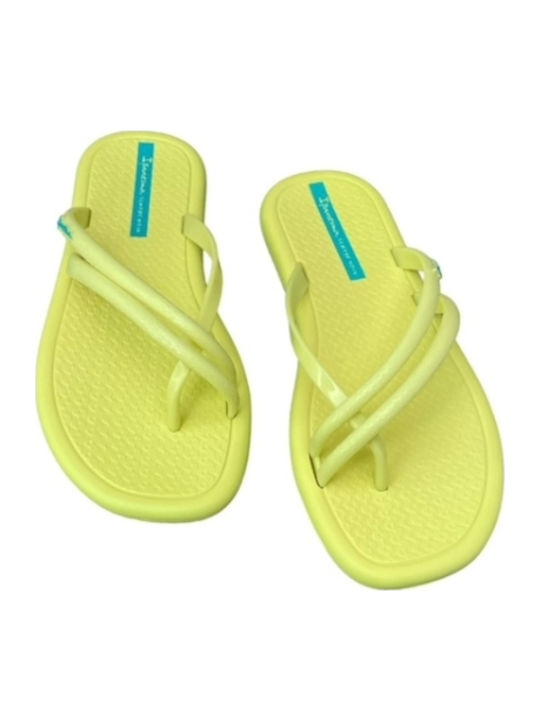 Women's Flip Flops in Yellow Color