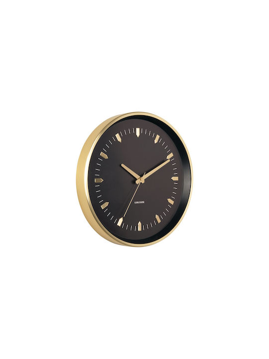 Karlsson Batons Wall Clock Metallic Gold Ø35cm