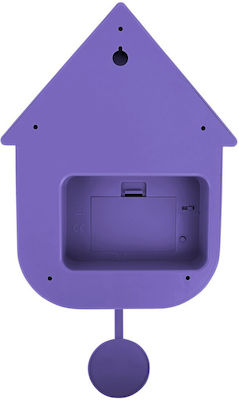 Karlsson Cuckoo Стенен часовник Пластмаса Със Закъснение Лилав 21.5x8.5см