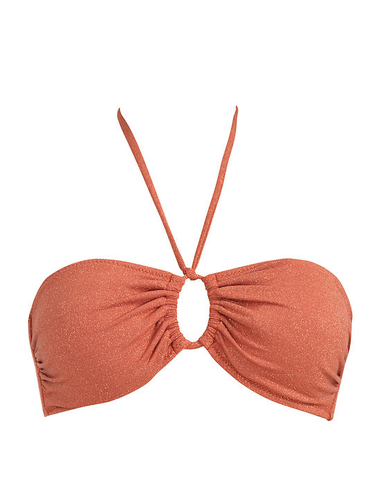 Thoe Strapless Bikini Top Spicy Cinnamon
