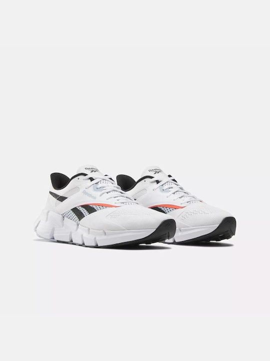 Reebok Zig Dynamica 5 Ανδρικά Αθλητικά Παπούτσια Running White / Black / Red