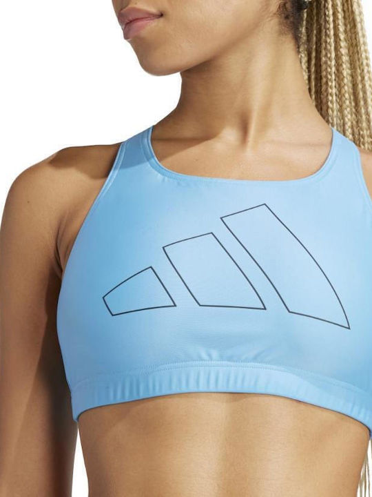 Big Bars Set Bikini Atletic Sutien Sport Albastru Deschis