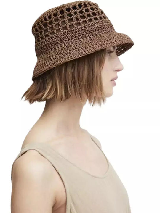 ICHI Fabric Women's Hat Brown