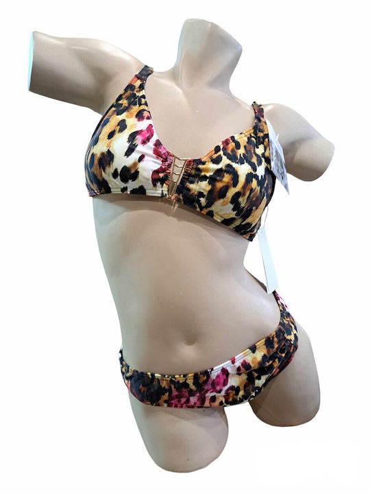 Naturana leopard bikini set. (Code: 72632)