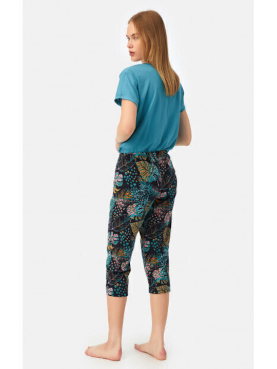 Minerva Pantaloni Pijamale pentru Femei Marine